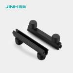 Heavy-Duty Black Plastic Shelf Pegs For Knockdown Furniture, Professional-Grade
