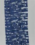 300GSM 148CM Textile Art Contemporary Craft Fabric Imitation Denim Jacquard