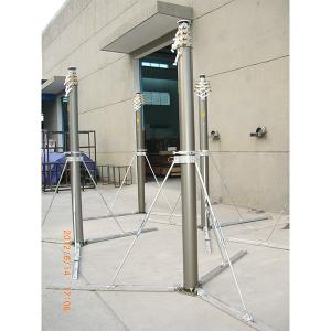 China 10m antenna pneumatic telescopic mast with tripod ground mounting wholesale