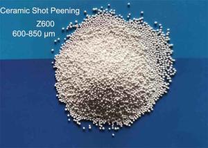 China High Strength Ceramic Shot Peening Z600 600 - 850μM For Aerospace Industry wholesale
