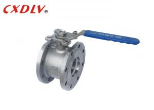 China High Platform CF8 SS304 DN50 Italy Wafer 1 Piece Ball Valve Driving by Actuators wholesale