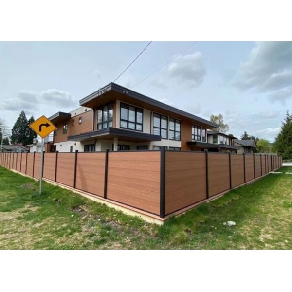 WPC Fence Weather Resistant Low Maintenance For Backyard Privacy