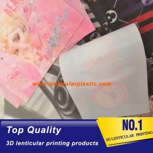 China high quality soft lenticular pattern sheets-3d lenticular fabric sheet printing for t-shirts/jeans/fashion accessories wholesale