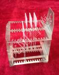 Portable Medical Equipment Accessories , Tissue Tek Slide Rack With Folding