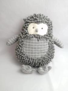 China Stuffed Animal Hedgehog Toy Chenille And PP Cotton Filling Cute Baby Comfort Toy OEM ODM wholesale