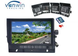 China 9 Inch All In One DVR car tft monitor , car tft lcd monitor with 4ch cameras recording wholesale