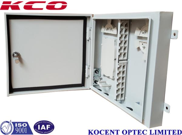 KCO-ODB-24A Fiber Optic Terminal Box 96 Fiber Wall Pole Mount Metallic Material