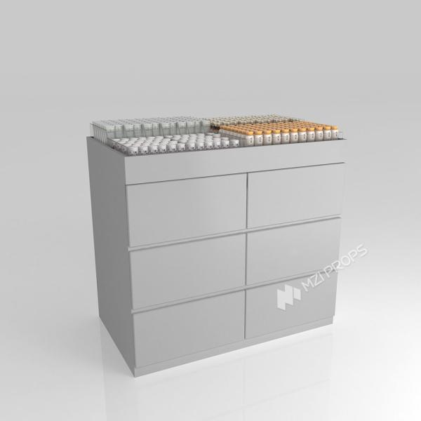 GDR07-XY06 Cosmetic Display Table with 3mm Transparent Acrylic Joint Box and