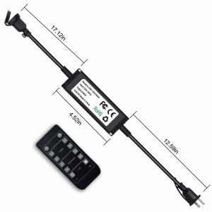 China 49ft 3 Prong Plug 240w LED Remote Control Dimmer wholesale