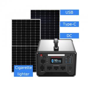 China Lifepo4 Portable Power Station 1000w Outdoor Solar Power Supply For Camping on sale