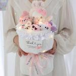 Variety Dolls Plush Flower Bouquet Hello Kitty Valentine's Day/ Year/Birthday