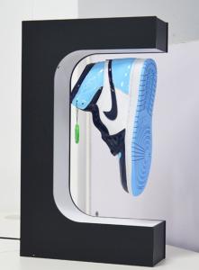 China new led light customize magnetic levitation sneaker shoes advertising display stands heavy 400-600g wholesale