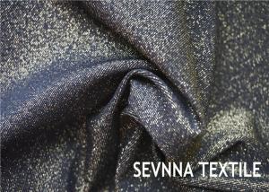 China Metallic Printed Circular Silver Nylon Fabric Double Knitting Free Cuttable Stretchy wholesale