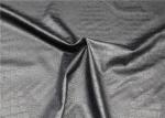 Garment Pvc Faux Leather , Pvc Leather Fabric Crocodile Embossed Design