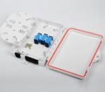 Fiber Optic Breakout Box 1 Inlet 6 Outlet FTTH Mini 4 / 6 Fiber Optic Distributi
