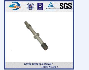 China SS201 SS303 Stainless Steel Double Thread Bolt And Nut For Railway wholesale