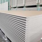 Standard 4x8 Gypsum Board , 12.5 Mm Tapered Edge Plasterboard Damp Proof