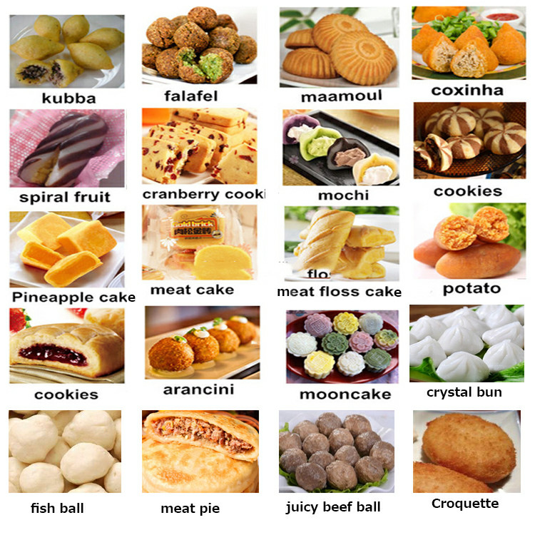Automatic equipment making production line press mooncake maamoul moon cake machine