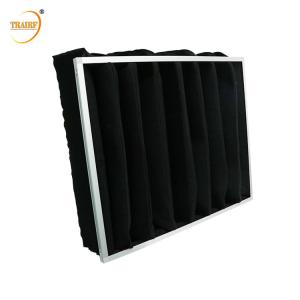 China 70% Black Carbon Activated Bag Air Filters For HVAC System wholesale