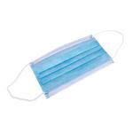 Disposable 3 Ply Non Woven Face Mask Anti Bacterial Prevent Flu 17.5*9.5cm