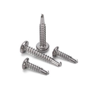 China Metric Galvanised Metal Hexagon Head Tek Wood Stainless Steel Hex Self Drilling Screw with EPDM Washers Roofing Screw wholesale