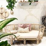 Outdoor Patio Furniture Leisure Four Sets Table And Chair With Rattan Frame