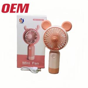 China Customized USB Cartoon Fan OEM Summer Portable Fan Made USB Mini Cooling Fan With Gift Box wholesale