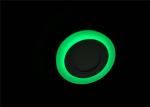 Round 6 Watt Led Panel Light White Green Edge 2835 SMD For Living Room