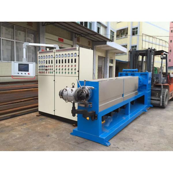 120 Power Cable Extrusion Machine / Industrial Extruder Machine Cable 4*16 4*35