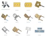 Brass Coloured Steel Window Hinges FT 65 KS Hardware Powder Coated
