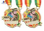 Carnival Medaillen Metal Award Medals Colors Filled With Woven Ribbon Varnish