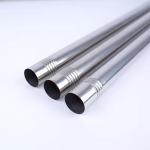 Stainless Steel Polished Mop Rod Thread Splicing Hollow Round Pipe for Broom Rod