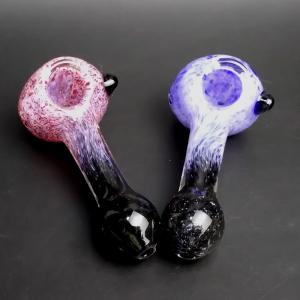 China Elegant Colorful Compact Size Glass Hand Pipe For Smoking Lightweight wholesale