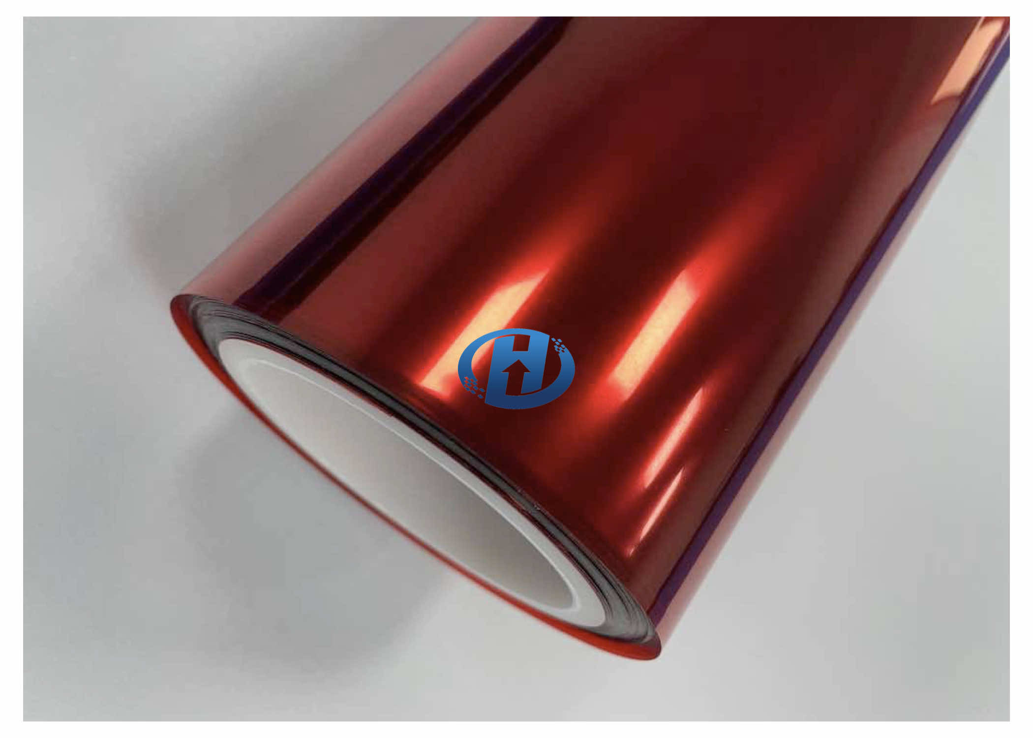 20 μm Red PET Non Silicone Release Film, used as waste discharge films in 3C industries