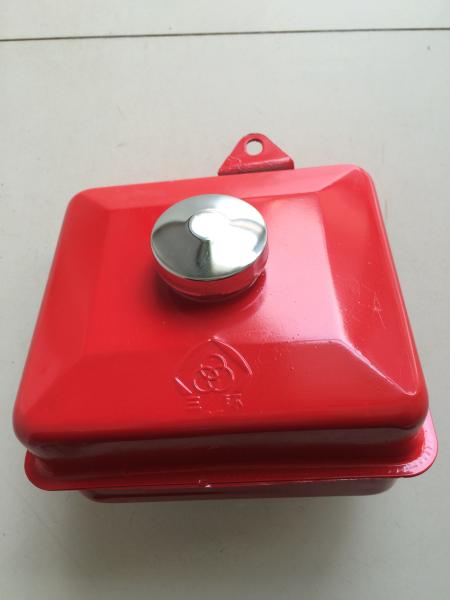 Diesel engine fuel tank red color with logo for R170 small and big fuel cock
