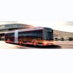 18 M Electric Brt City Bus Top speed 69km/h 50 seats long distance electric bus