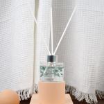 Fancy Reed Diffuser Bottles 100ml Round Shape Glass Bottle For Home Fragrance