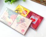 PVC box packaging Wooden cork coaster Customized size and printed logo for home