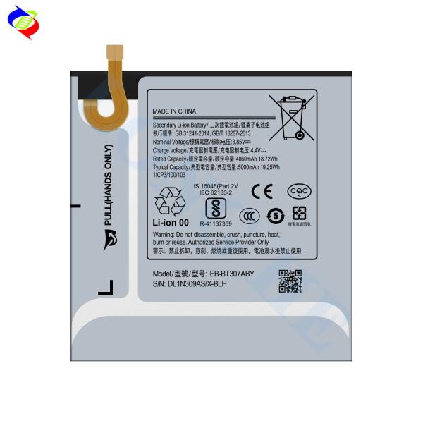 Replacement battery for Samsung Galaxy Tab A 8.4 2020 SM-T307U EB-BT307ABY