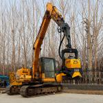 Harvesting Head Cutting Tree Wood Log Harvester For Forestry Excavator
