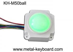China Backlit Resin Mechanical Medical Industrial Trackball Mouse , 50mm Trackball Module on sale