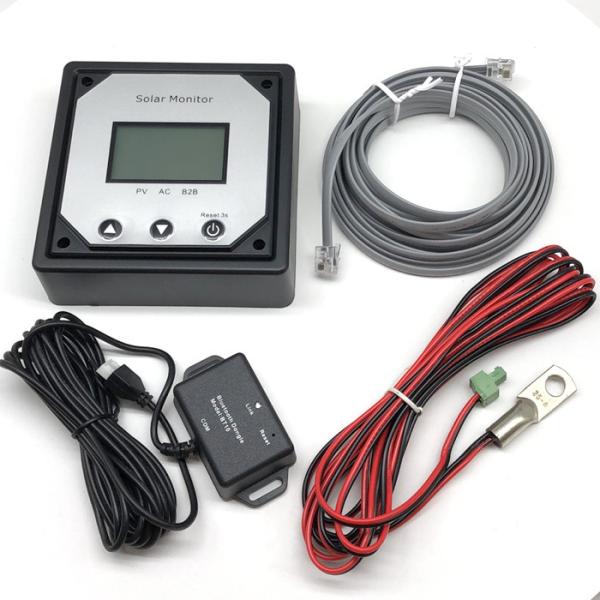 DC24V to 24V Dual input DC solar In-vehicle battery charger controller LCD