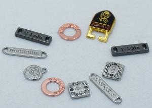 China Personalized OEKO Metal Zipper Puller Debossed For Luggage Handbag wholesale