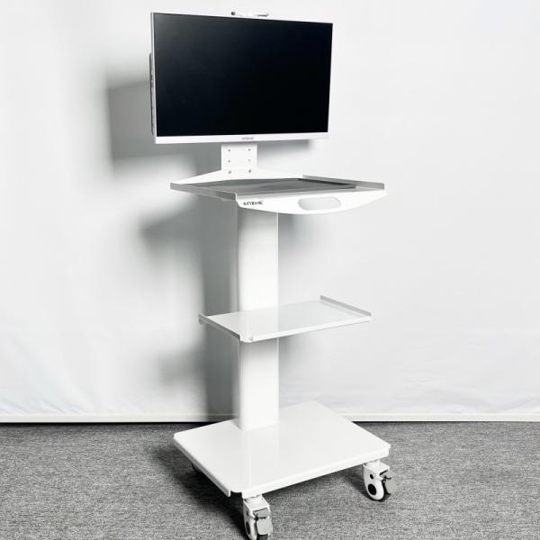 Oral Scanner Mobile Nursing Cart White Color Mobile Dental Trolley With Power