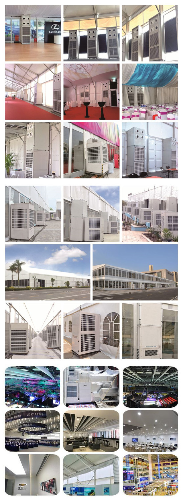 Drez 7.5HP Conference Tent Air Conditioner , Mobile Military Tent Air Conditioning Systems