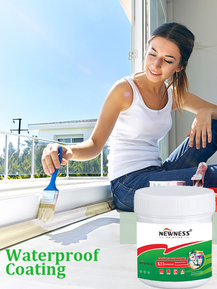 Indoor Wall Cement Based Crystallized Waterproofing with Brush Application Method