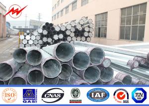 China NEA 8 Sides Painting Steel Utility Pole for Electrical Power Distribution wholesale
