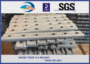 China TUV Oxide Black Forging 4 Holes 50# Joint Bar Fishplates In Railway Tracks wholesale