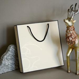 China Custom Logo Printed Luxury Gift Paper Bag Jewelry White Cardboard Shopping Paper Bags wholesale