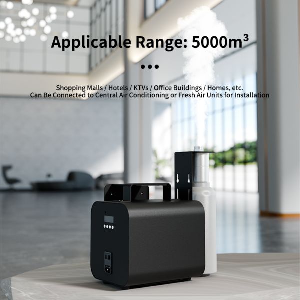 Large Capacity Commercial HVAC Fragrance Diffuser 5000cbm Coverage 5ml/H Consumption